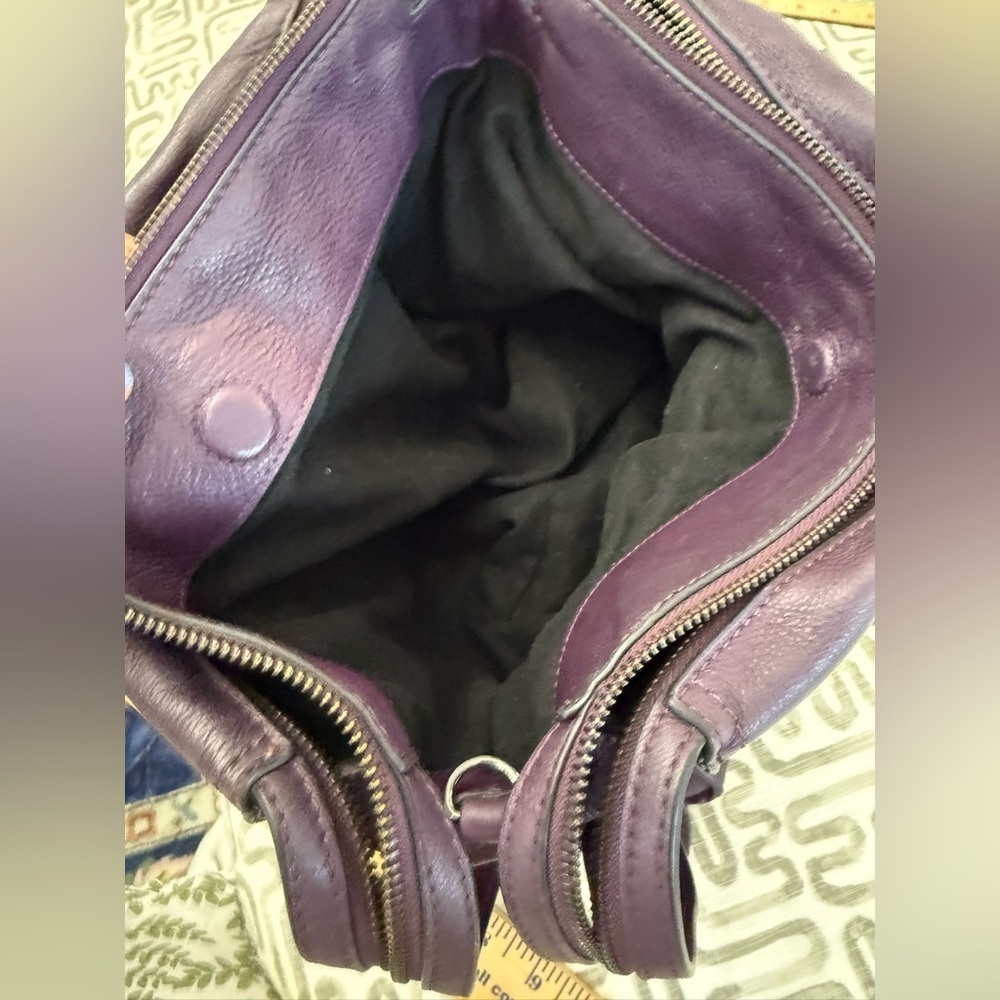 Botkier Dark Purple Satchel Bag - Picture 10 of 13